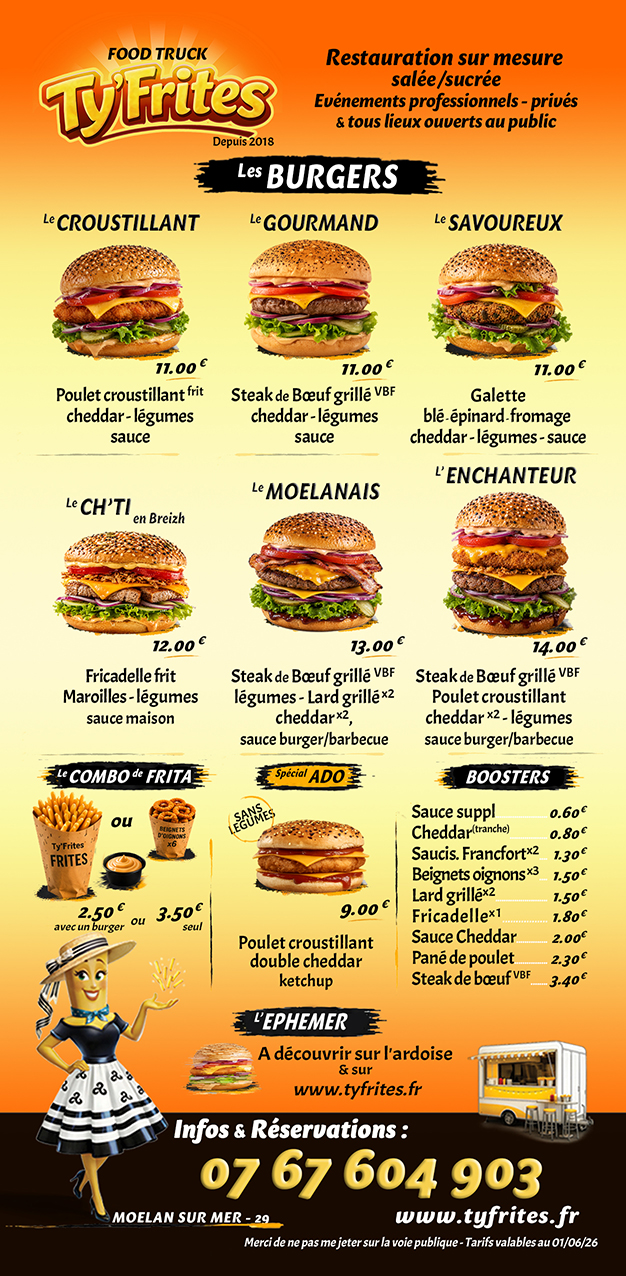 Carte du jour 3